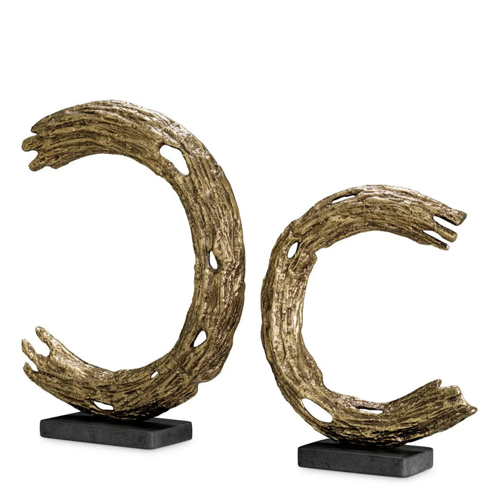 Object Elvaston Antique Brass Finish Set Of 2 - image 5