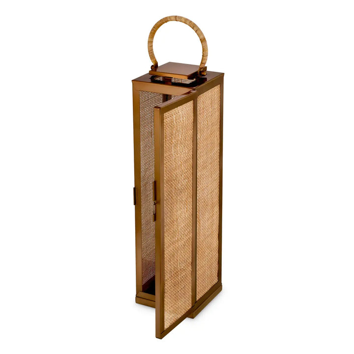 Hurricane Georgian Xl Vintage Brass Finish Bamboo Handle - image 5