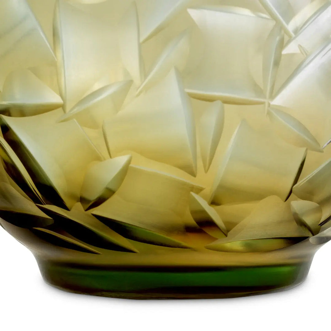 Vase Hadleigh Champagne Color Glass - image 5