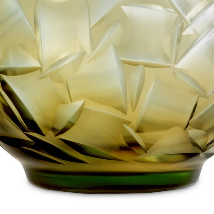 Vase Hadleigh Champagne Color Glass - image 5