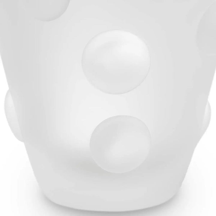 Vase Evander Frosted White Glass - image 5