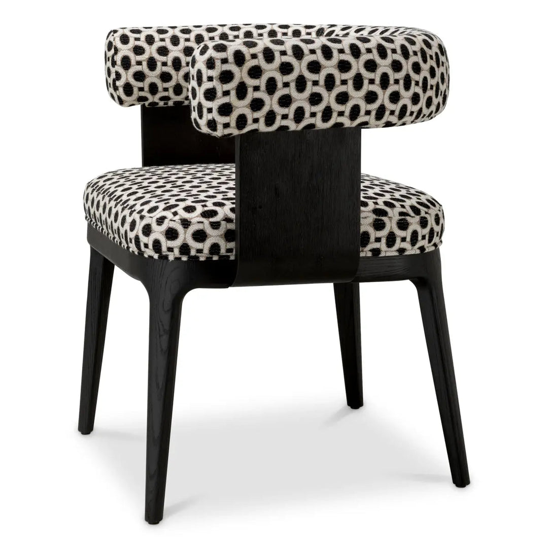 Dining Chair Dubois Black Oak Veneer Sunbeam Black - image 5