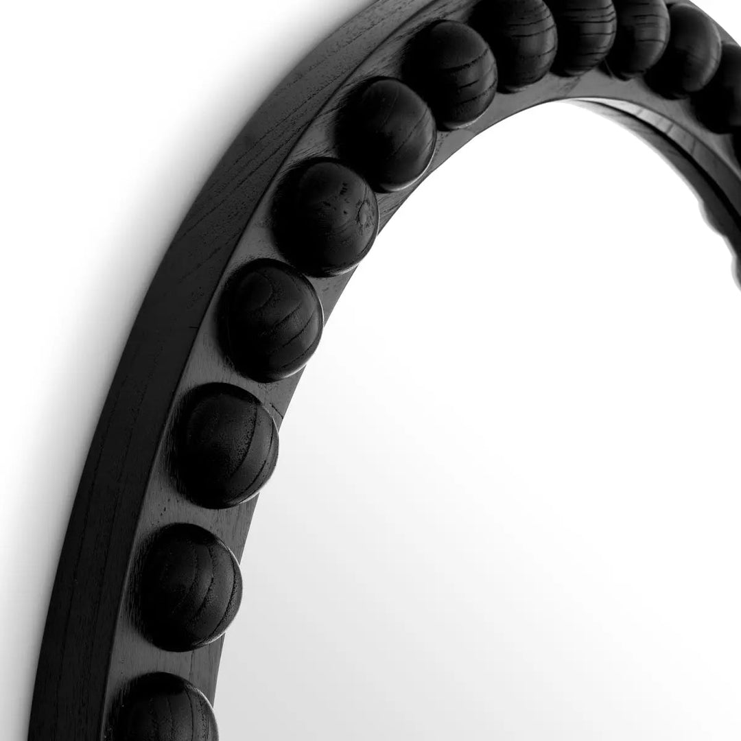 Mirror Kenton Round Classic Black Finish - image 5