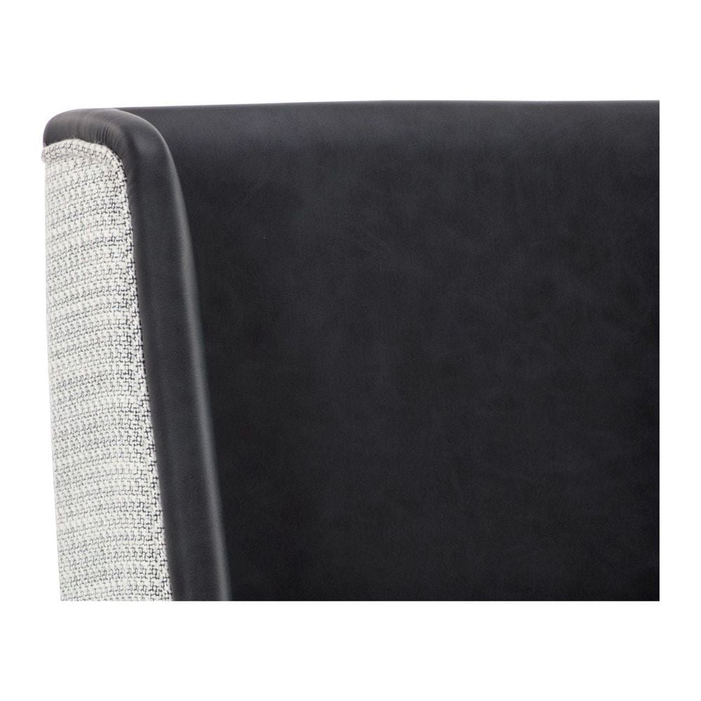 Joplin Counter Stool - Cantina Black / Vera White Pepper