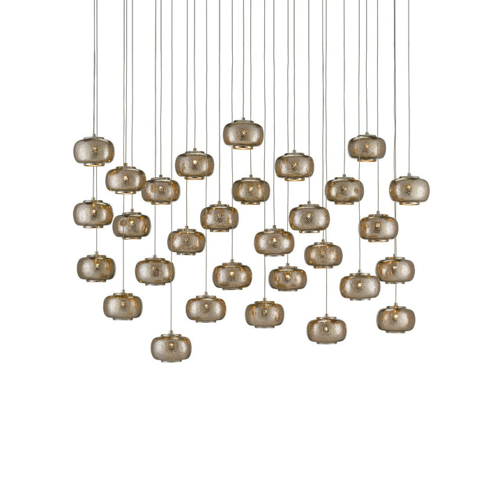 Pepper 30-Light Linear Multi-Drop Pendant