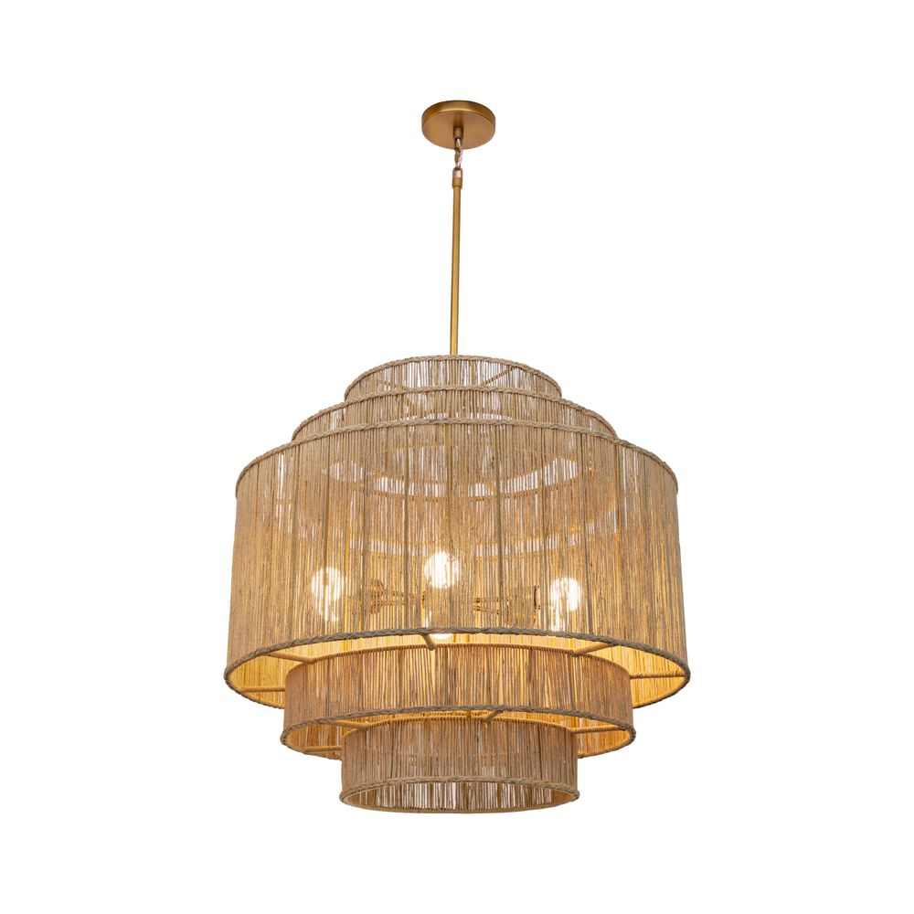 Chandeliers Alyssa Chandelier - Natural Jute