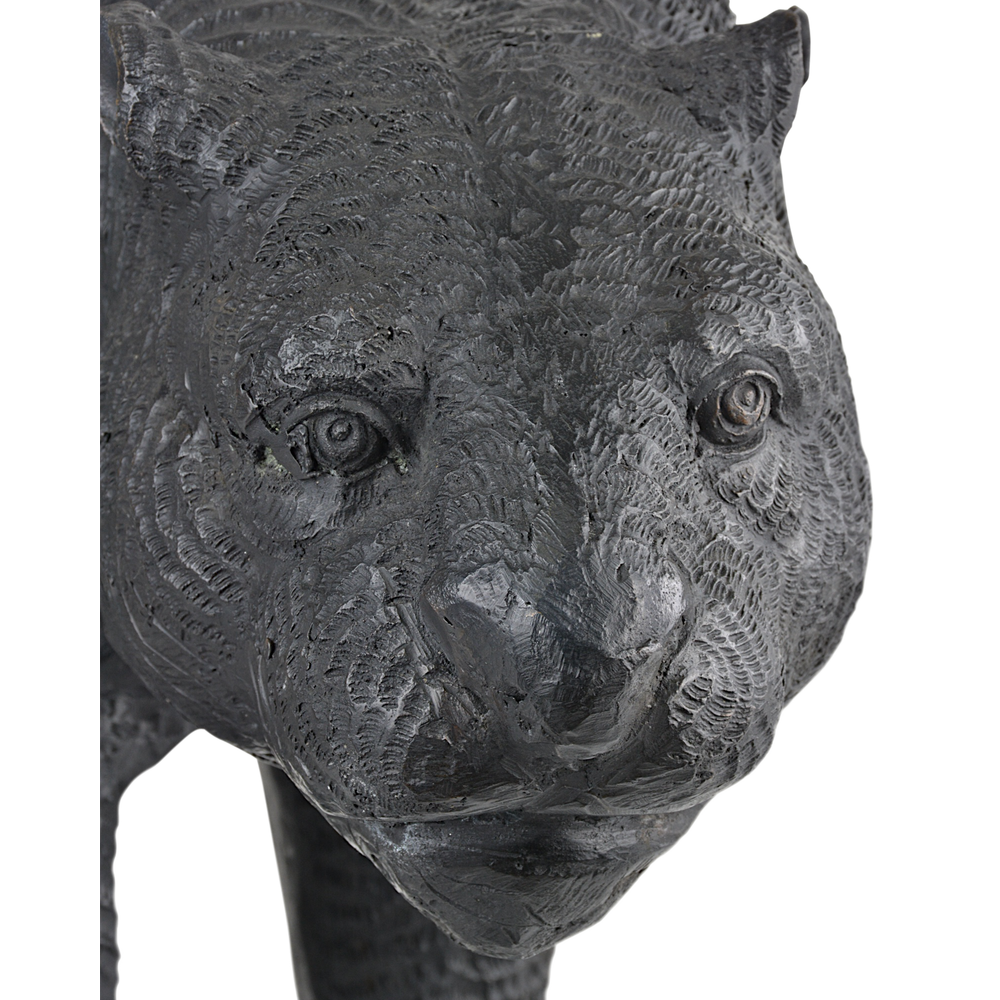 Decorative Objects Standing Black Panther Bronze