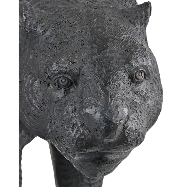 Decorative Objects Standing Black Panther Bronze