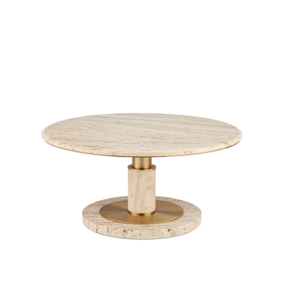 Miles Travertine Cocktail Table