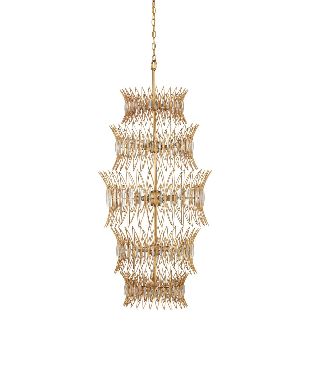 Chandeliers Marquise Large Gold Chandelier