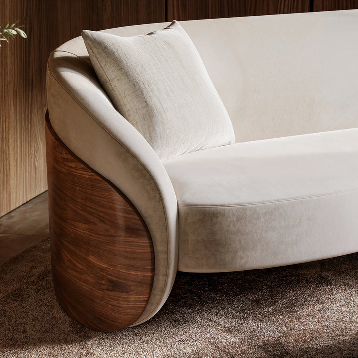 Fleur Wood Back Sofa - image 7