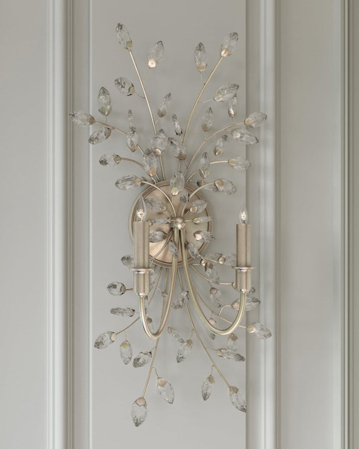 Wall Lighting Forget-Me-Not Silver Wall Sconce