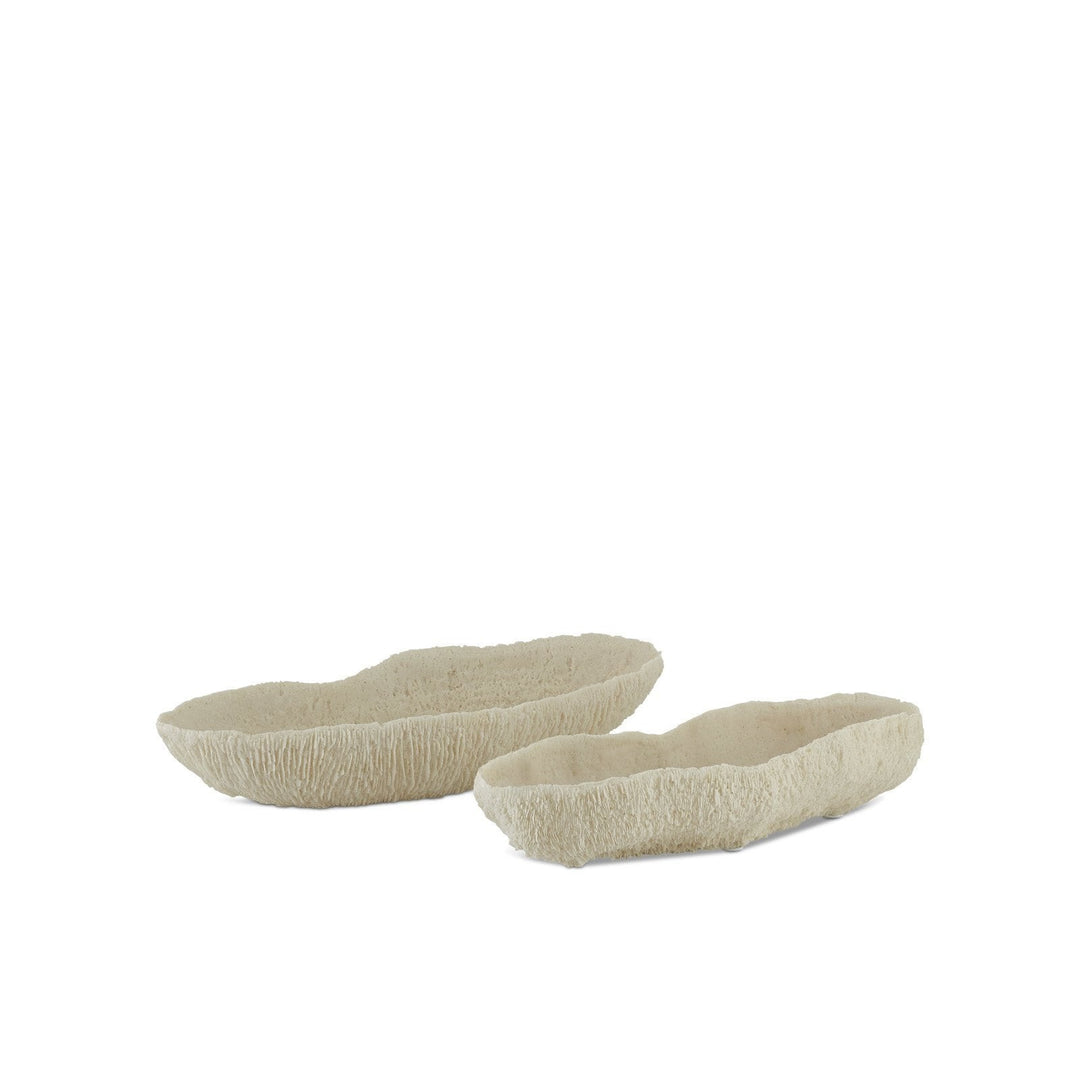 Island Ivory Tray Set of 2