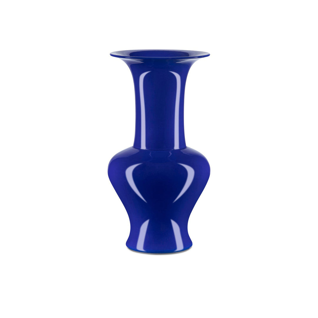 Ocean Blue Corolla Vase