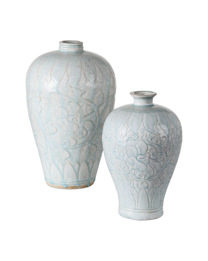 Vases Nanjing Light Blue Vases Set of 2