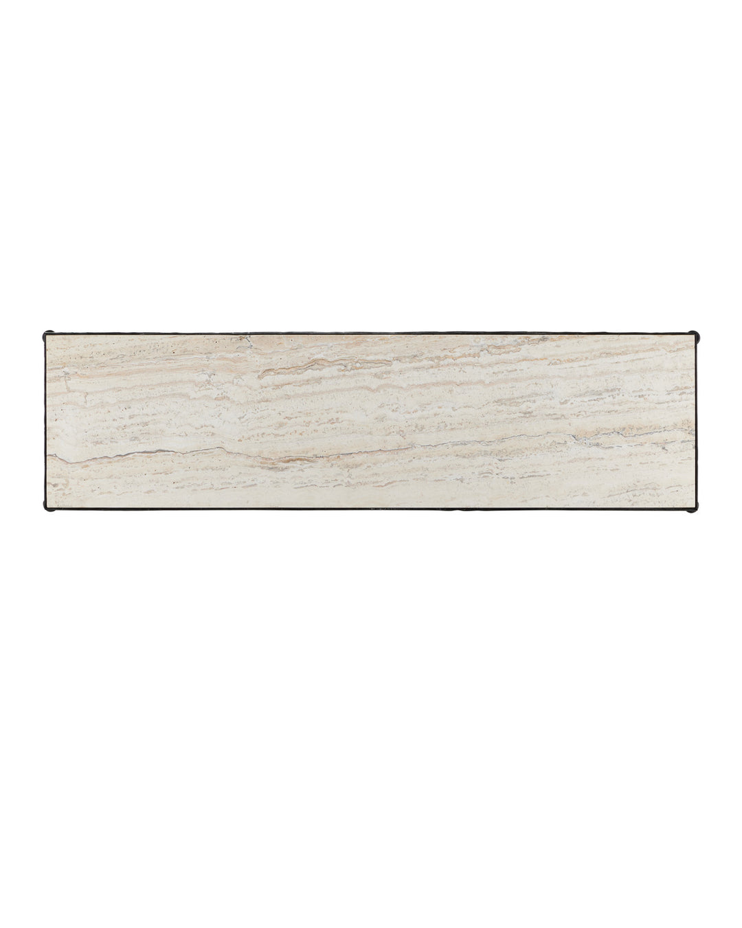 Agora White Travertine Console Table