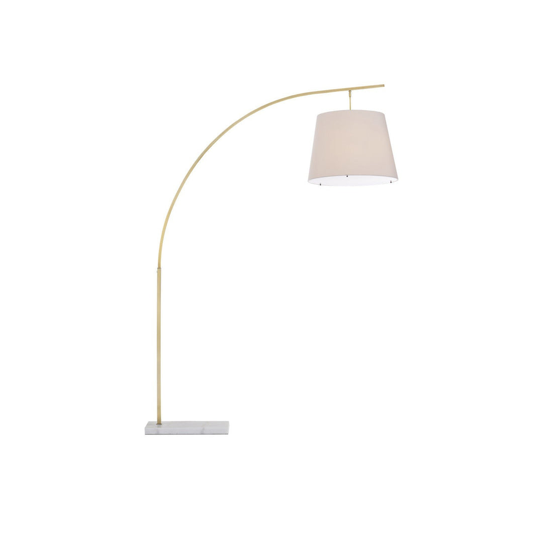 Cloister Large Brass Floor Lamp