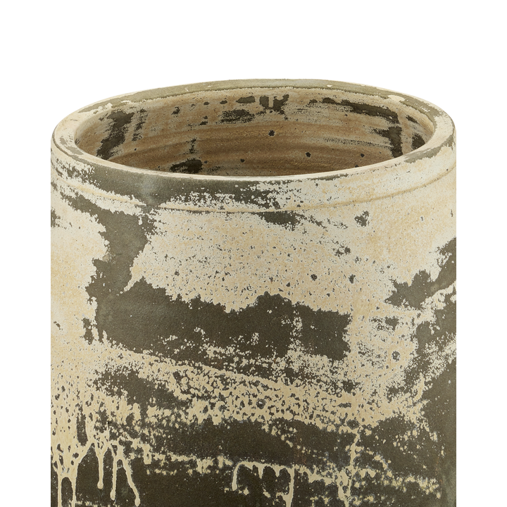 Outdoor Planters Sicilia Large Antique White Planter