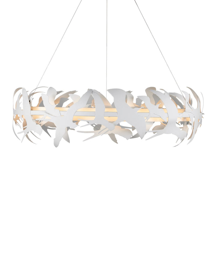 Chandeliers Tijereta White Chandelier