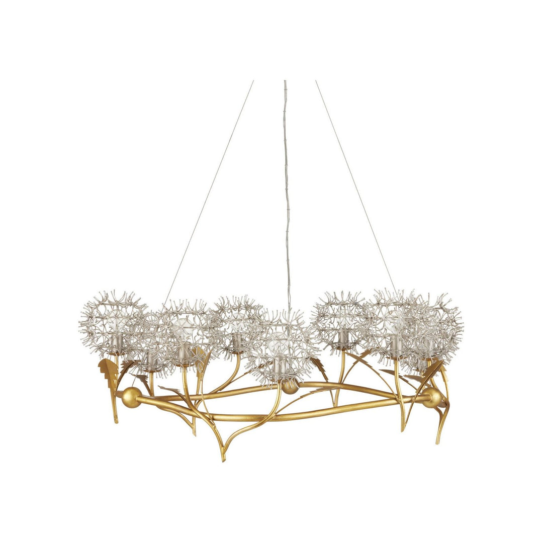 Dandelion Silver & Gold Chandelier