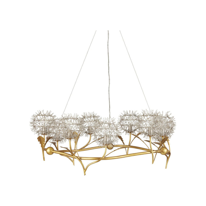 Dandelion Silver & Gold Chandelier