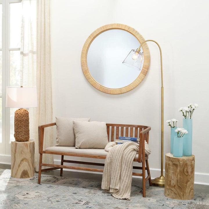 Swan Floor Lamp-Jamie Young-JAMIEYO-LS9SWANFLAB-Floor LampsBrass-2-France and Son