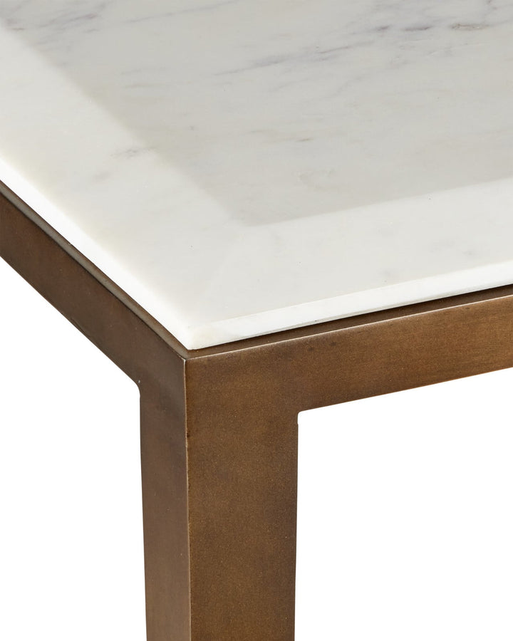 Console Tables Oblique Marble Console Table