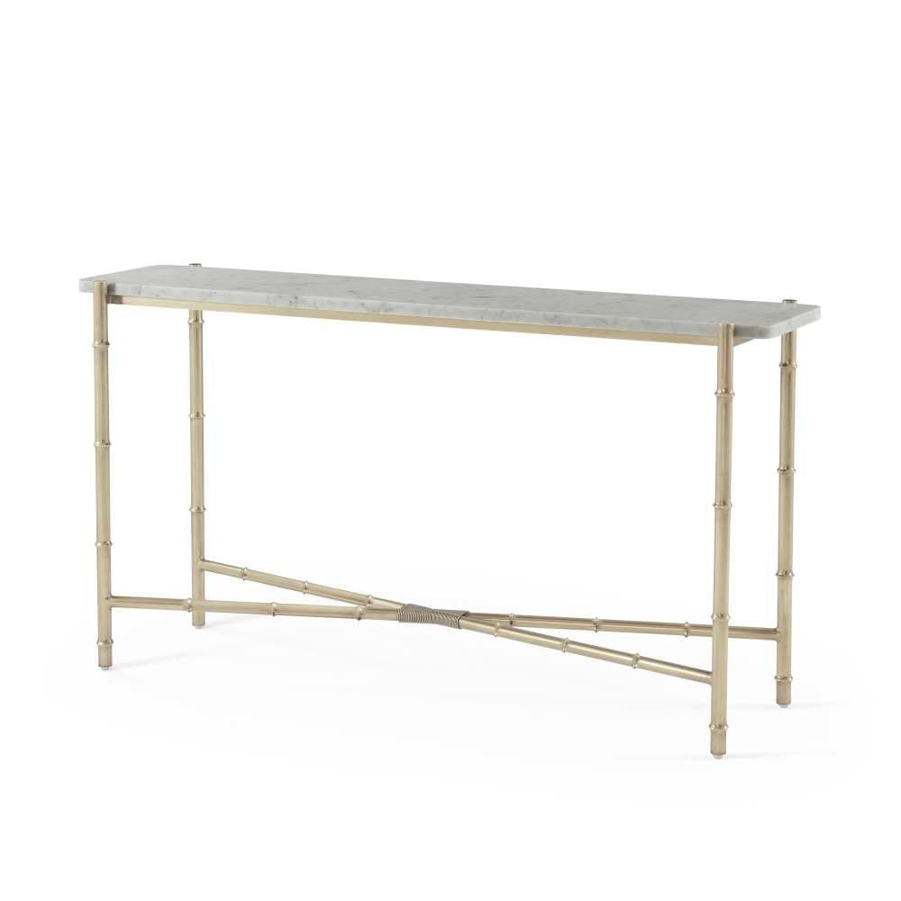 Kesden Console Table-Theodore Alexander-THEO-TA53063.C341-Console TablesBlack Paint-3-France and Son