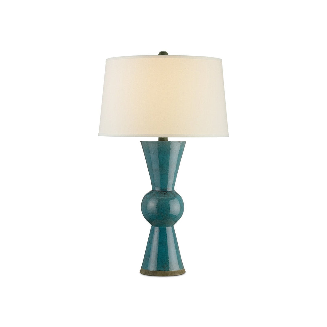 Upbeat Teal Table Lamp