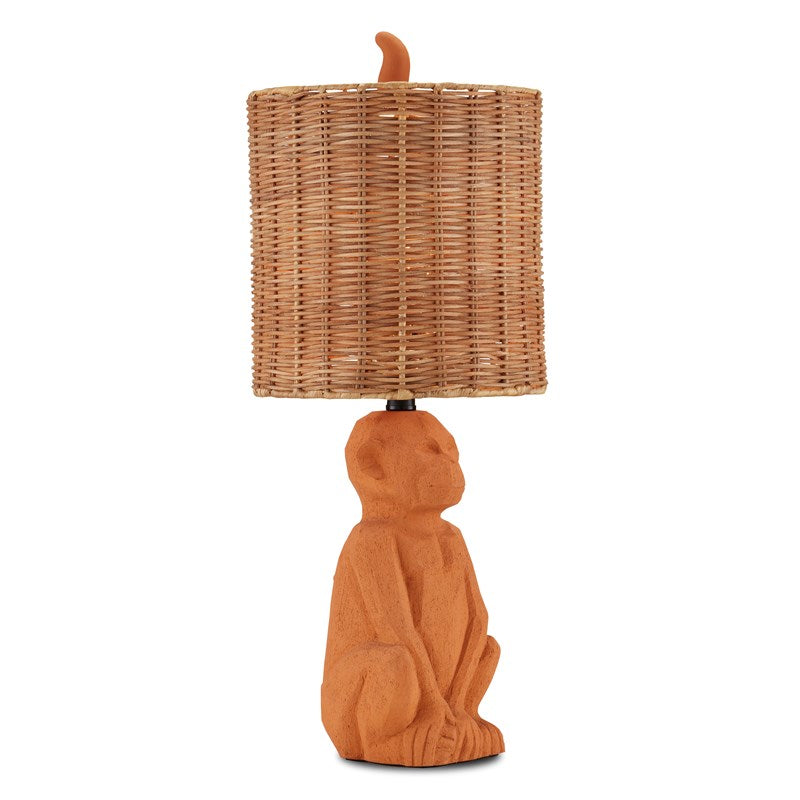 King Louie Terracotta Table Lamp-Currey-CURY-6000-0850-Table Lamps-2-France and Son