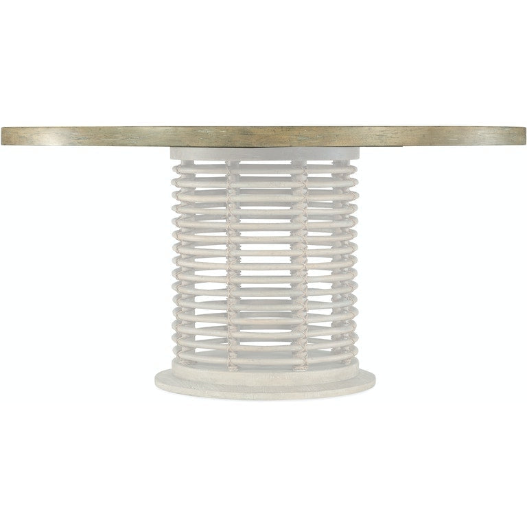 Surfrider 60in Rattan Round Dining Table