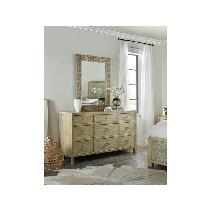 Nine-Drawer Dresser-Hooker-HOOKER-6015-90202-89-DressersDark Wood-3-France and Son