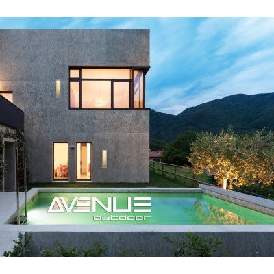 Avenue Outdoor Collection Silver LED