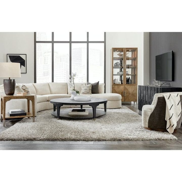 Coffee Tables Chapman Shou Sugi Ban Round Cocktail Table