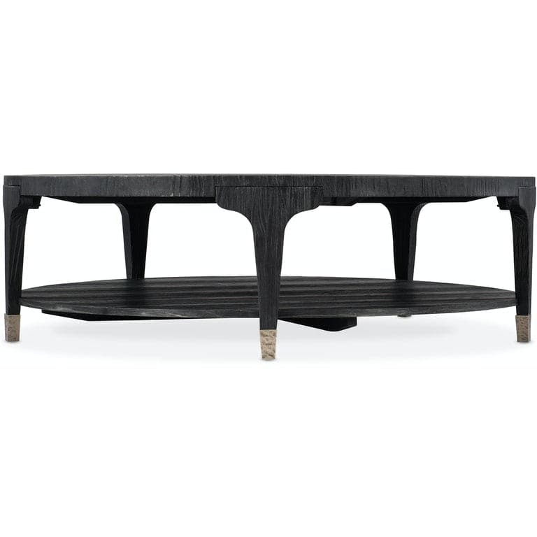 Coffee Tables Chapman Shou Sugi Ban Round Cocktail Table