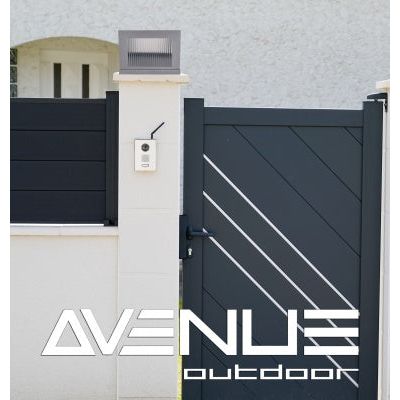 Avenue Outdoor Collection Silver LED