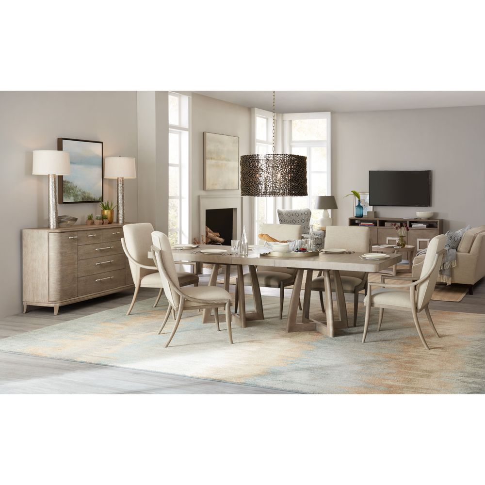 Dining Tables Affinity 78" Rectangle Pedestal Dining Table with 2 x 18" Leaves