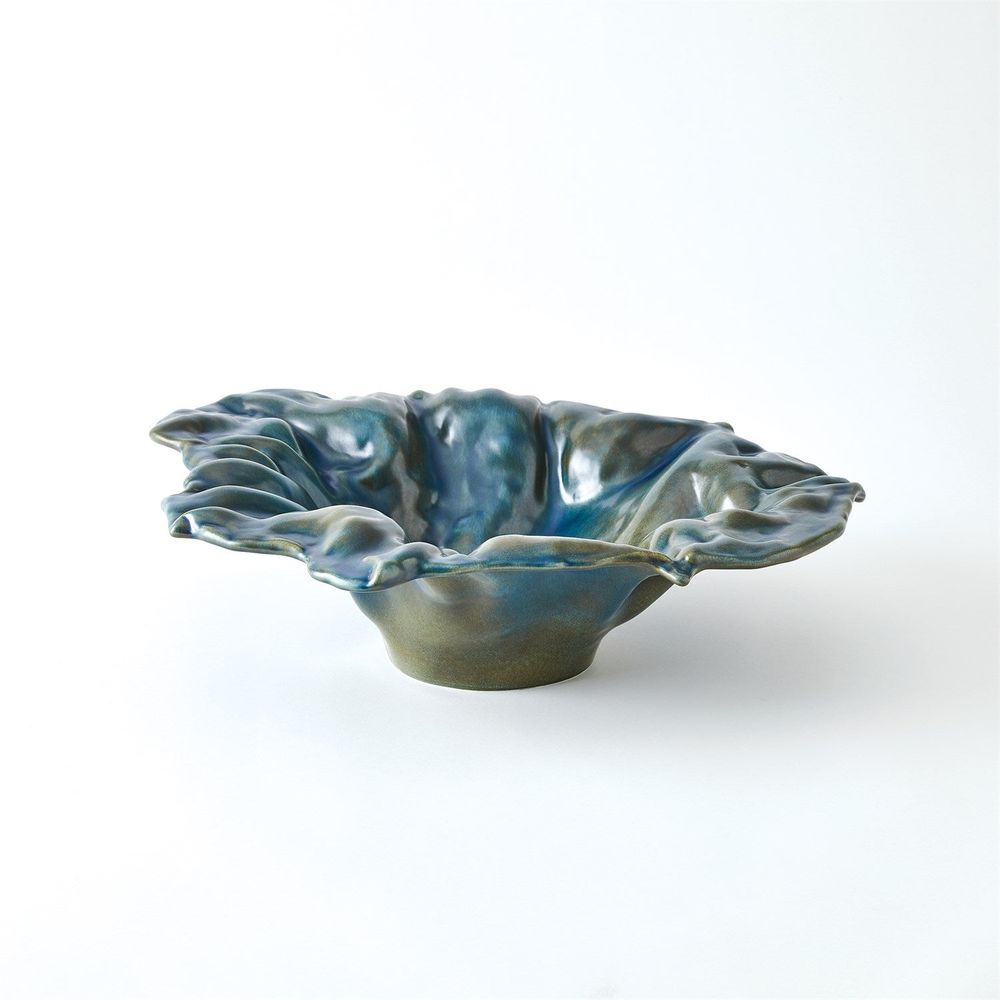 Bowls Free Form Bowl-Reactive Blue