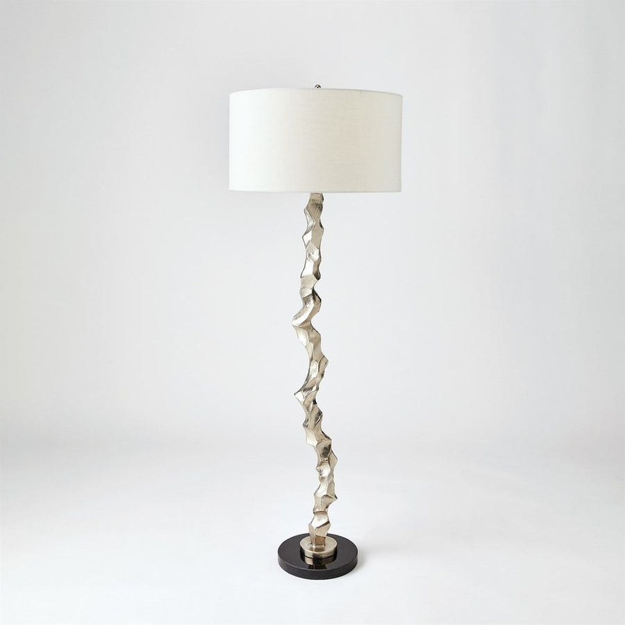 Table Lamps Crinkle Lamp-Nickel
