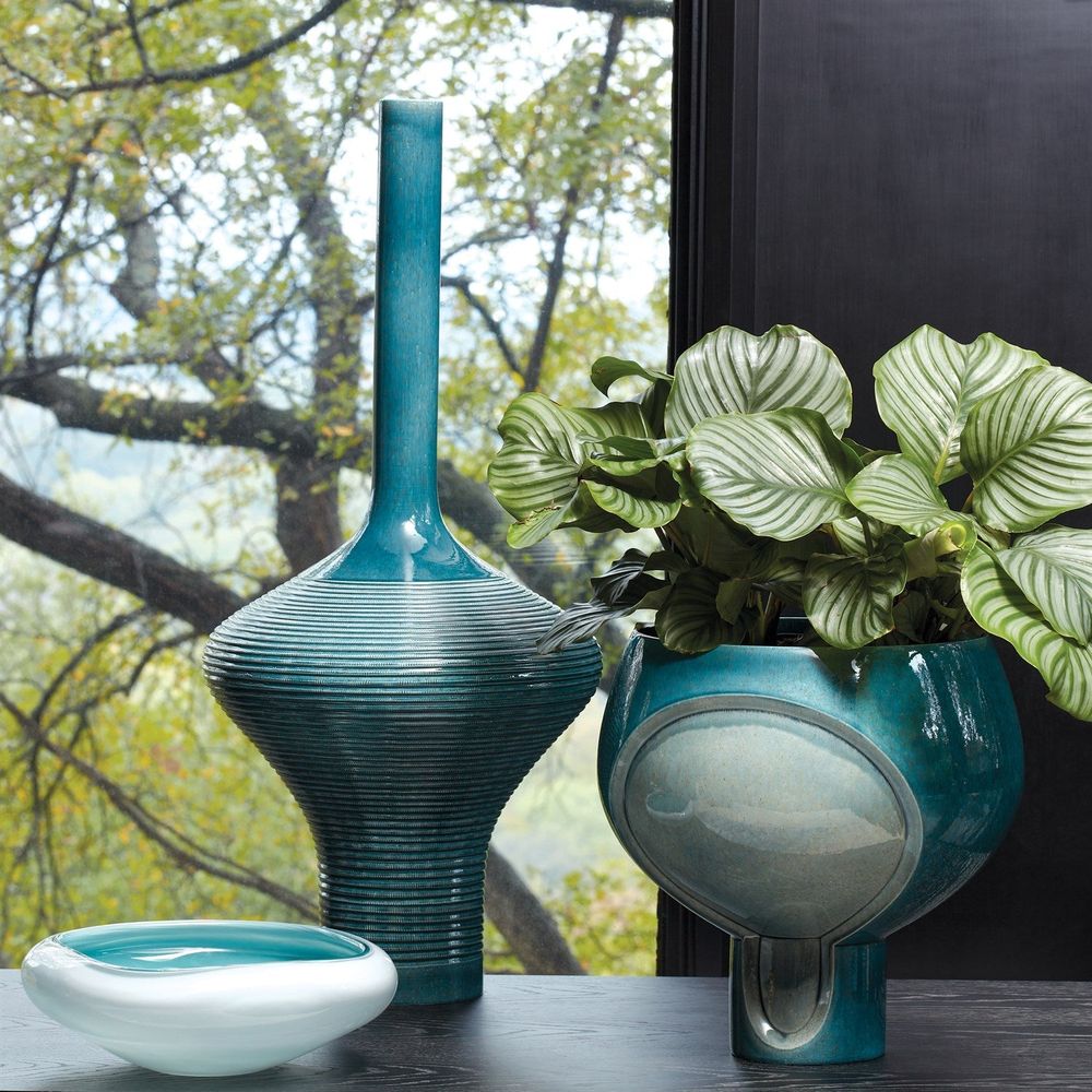 Square Cased Glass Bowl-Azure-Sm