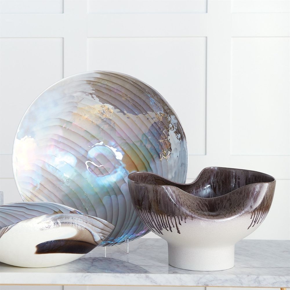 Dented Vase-Amethyst Drip-Sm