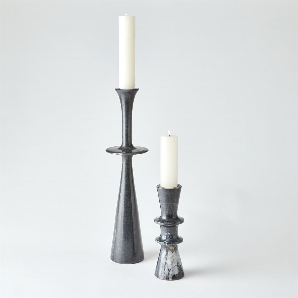 Candle Holders Center Flair Candle Stand-Black