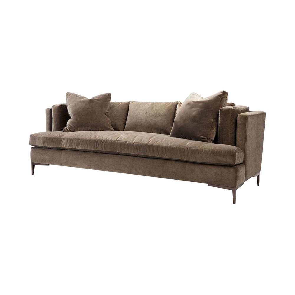 Sofas Arron Sofa - Brown Velvet