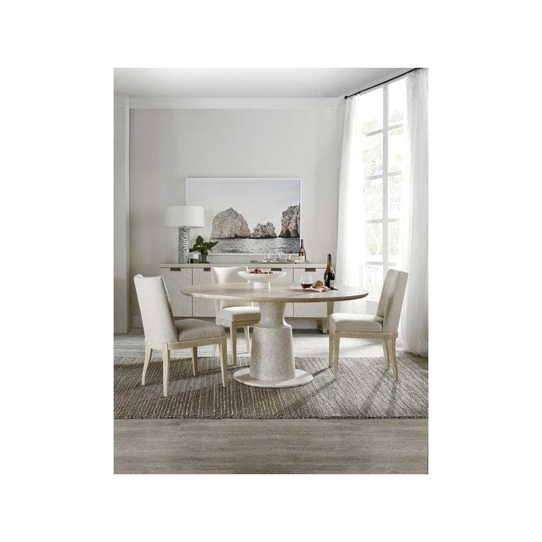 Cascade Pedestal Dining Table-Hooker-HOOKER-6120-75203-80-Dining Tables-2-France and Son