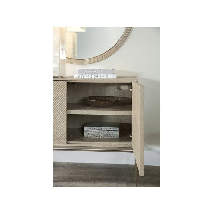 Sideboards & Credenzas Cascade Credenza - Light Wood Taupe Finish