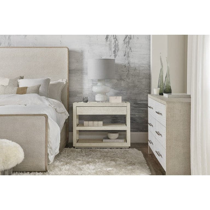 Nightstands Cascade One-Drawer Nightstand - Whites/Creams/Beiges