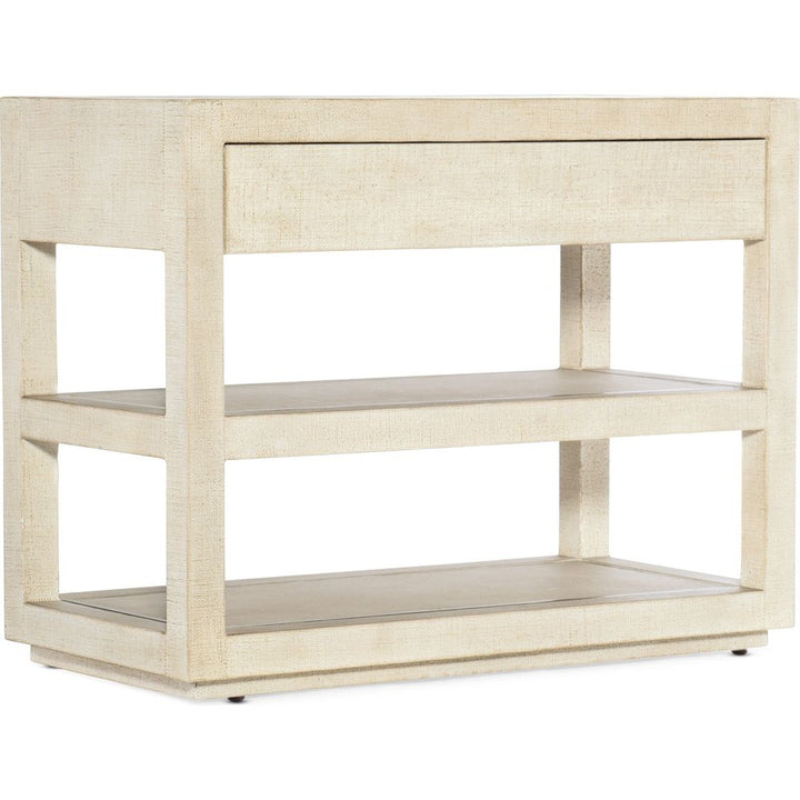 Cascade One-Drawer Nightstand - Whites/Creams/Beiges