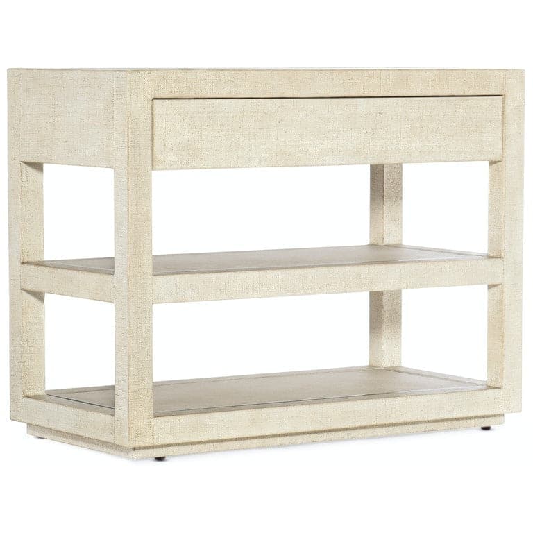 Nightstands Cascade One-Drawer Nightstand - Whites/Creams/Beiges