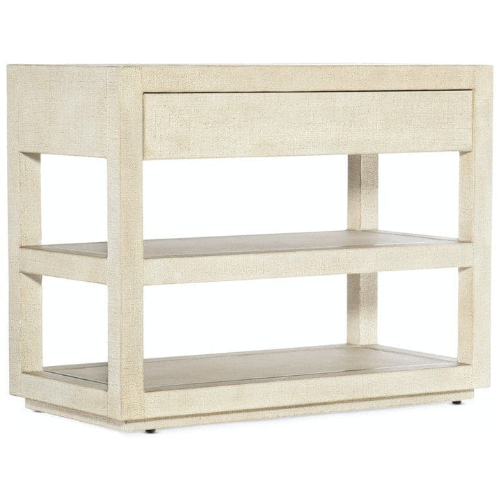 Nightstands Cascade One-Drawer Nightstand - Whites/Creams/Beiges