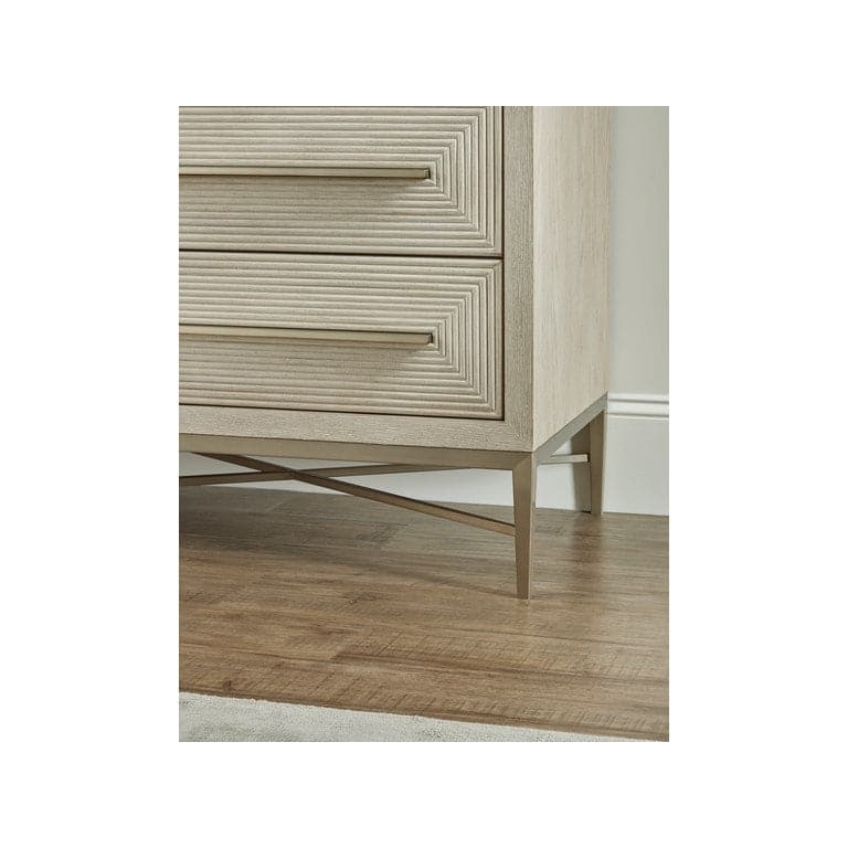 Dressers & Chests Cascade Six-Drawer Dresser Taupe Finish